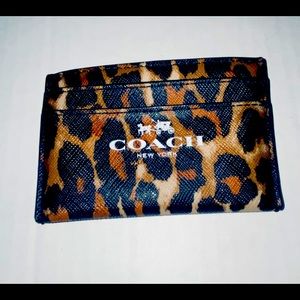 Coach card holder